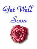 Outside Cover of printable Get Well card