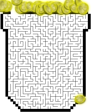 Easy Crossword Puzzles on St  Patrick S Day Printable Maze Puzzle