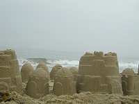 Sand Castles at Ocean Beach