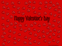 Valentine's Day Wallpaper with hearts