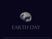Earth Day Message Wallpaper image